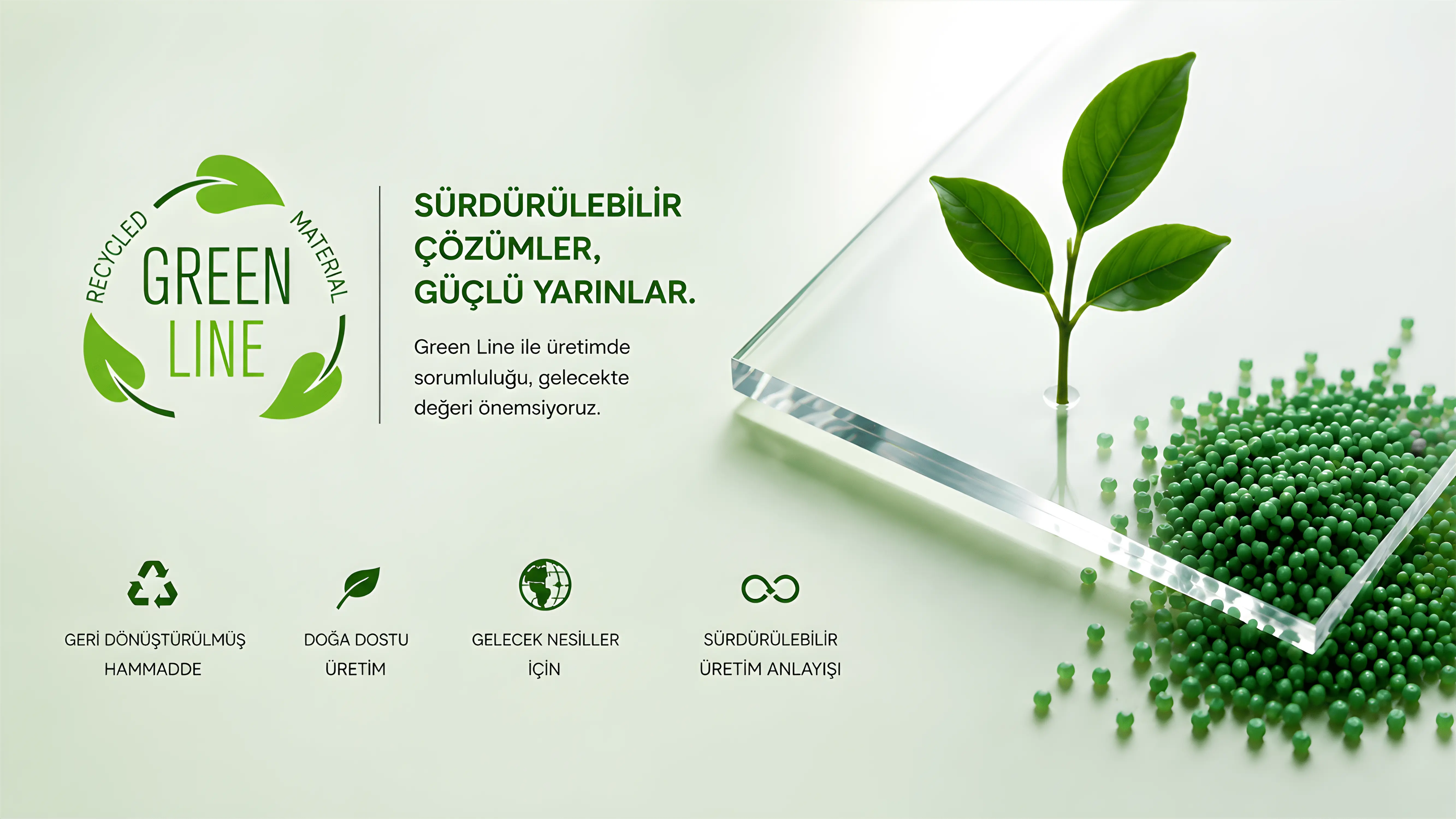 
Geri Dönüşümlü Green Line Levha